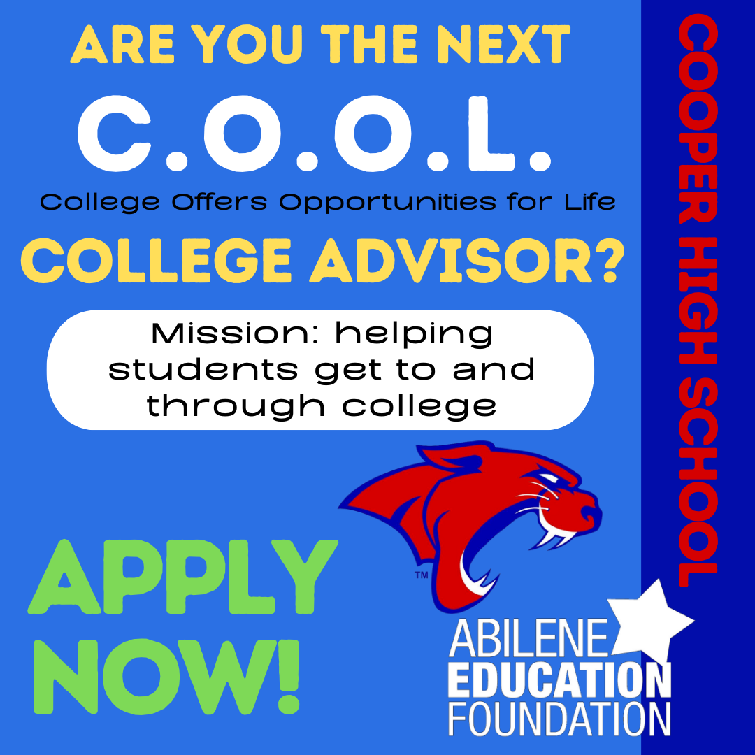 CHS COOL College Advisor Abilene Education Foundation chs-cool-college-advisor-abilene-education-foundation